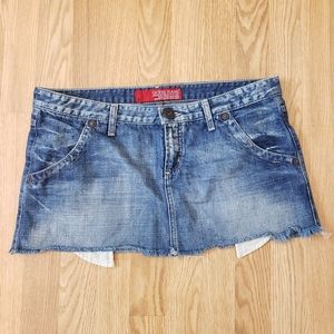 GUESS Denim Mini Skirt Size 32